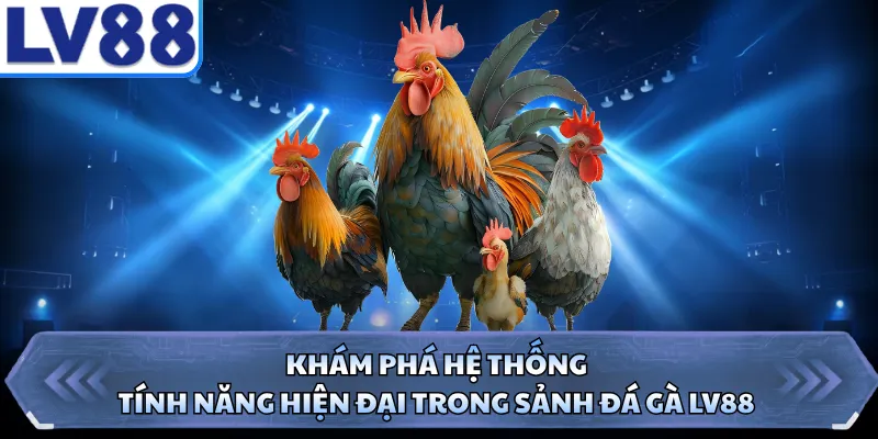 Khám phá hệ thống tính năng hiện đại trong sảnh đá gà LV88 
